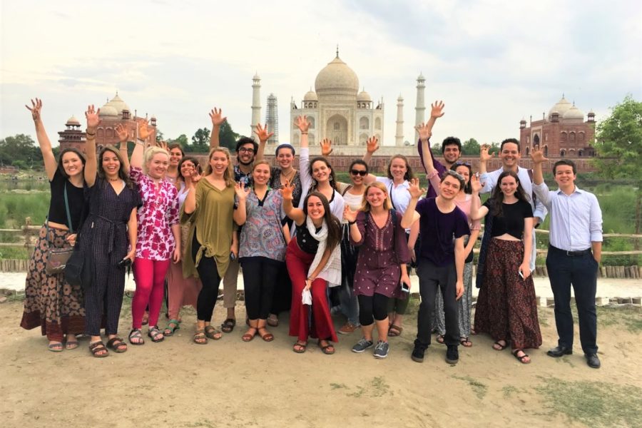 A group trip to Baylor, India hosted planned and guided by Millennium Tours