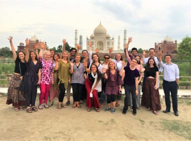 A group trip to Baylor, India hosted planned and guided by Millennium Tours