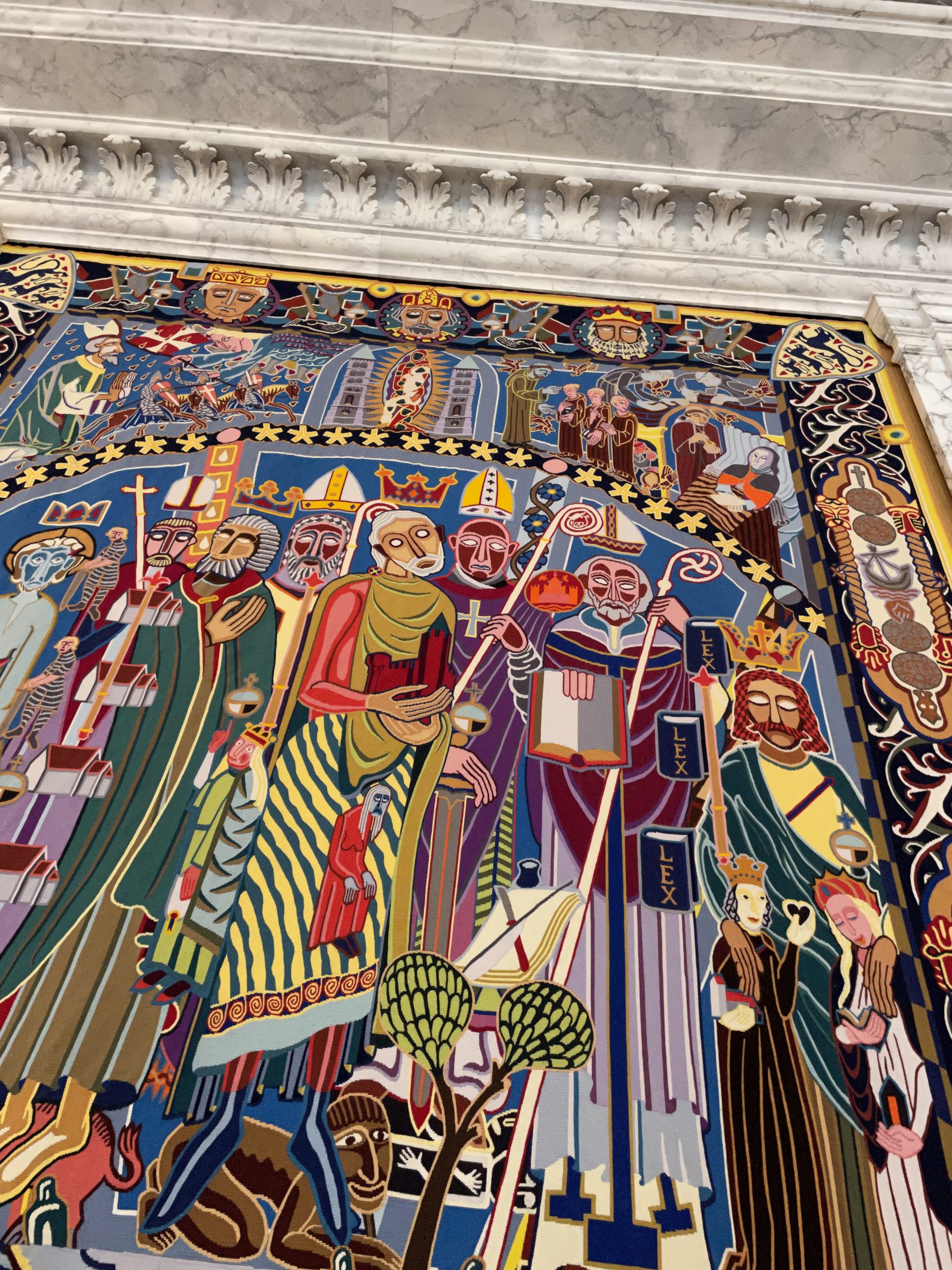 Christiansborg Castle, the Queen's tapestries!!